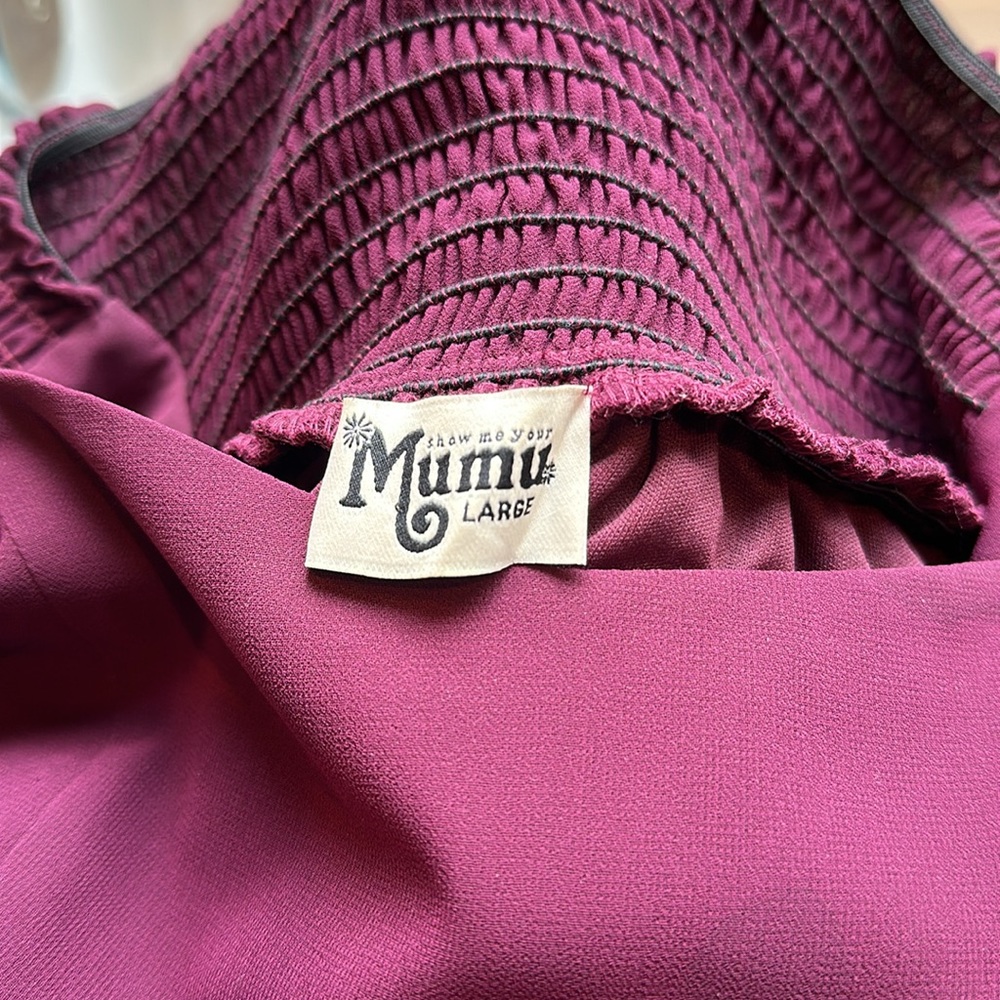 Darker purple L Show Me Your Mumu bridesmaid dress - Picture 3 of 3